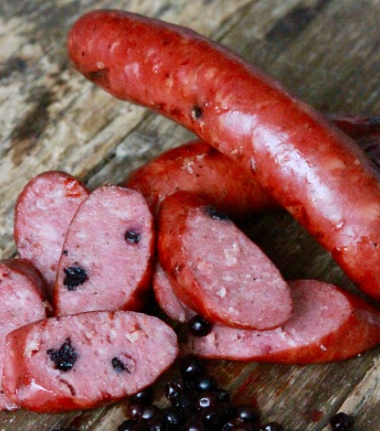 Bison and Pork Huckleberry Sausage